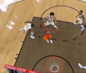 亿万28官网-发力一波流？伦纳德追身三分 随后穿越多人左手拉杆上篮打停勇士